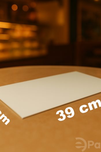 Beyaz Dikdörtgen Pasta Altlığı (Kalın) 29x39 cm – Dayanıklı ve Hijyenik (50 Adet)