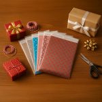 Metalize Bantlı Hediye Poşeti 14×17 cm (100’lü Paket)