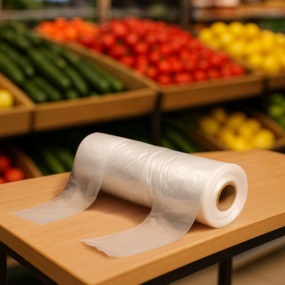 Rulo Hışır Poşet Manav Büyük Boy (20 Rulo x 150’li)