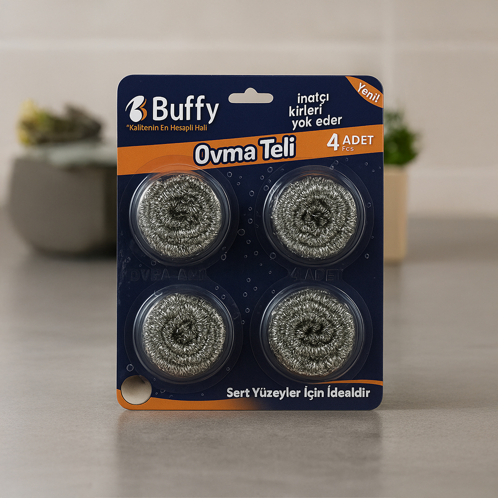 Bulaşık Ovma Teli 4’lü