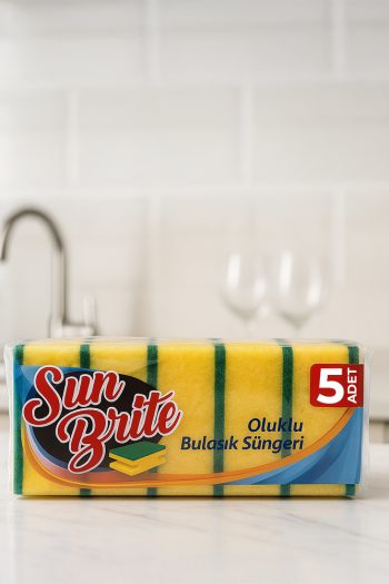 5’li Oluklu Bulaşık Süngeri